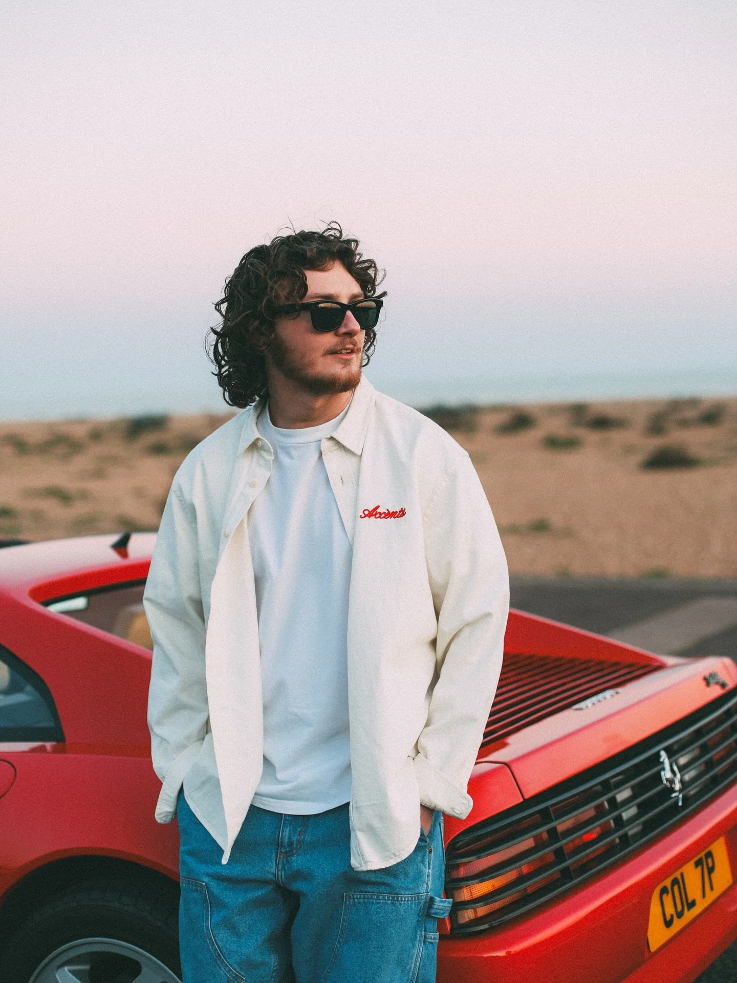 Colt in the Chain Shirt, out TOMORROW 6PM.
Just about caught the sun this evening to get some photos with his gorgeous 348TS 🏁