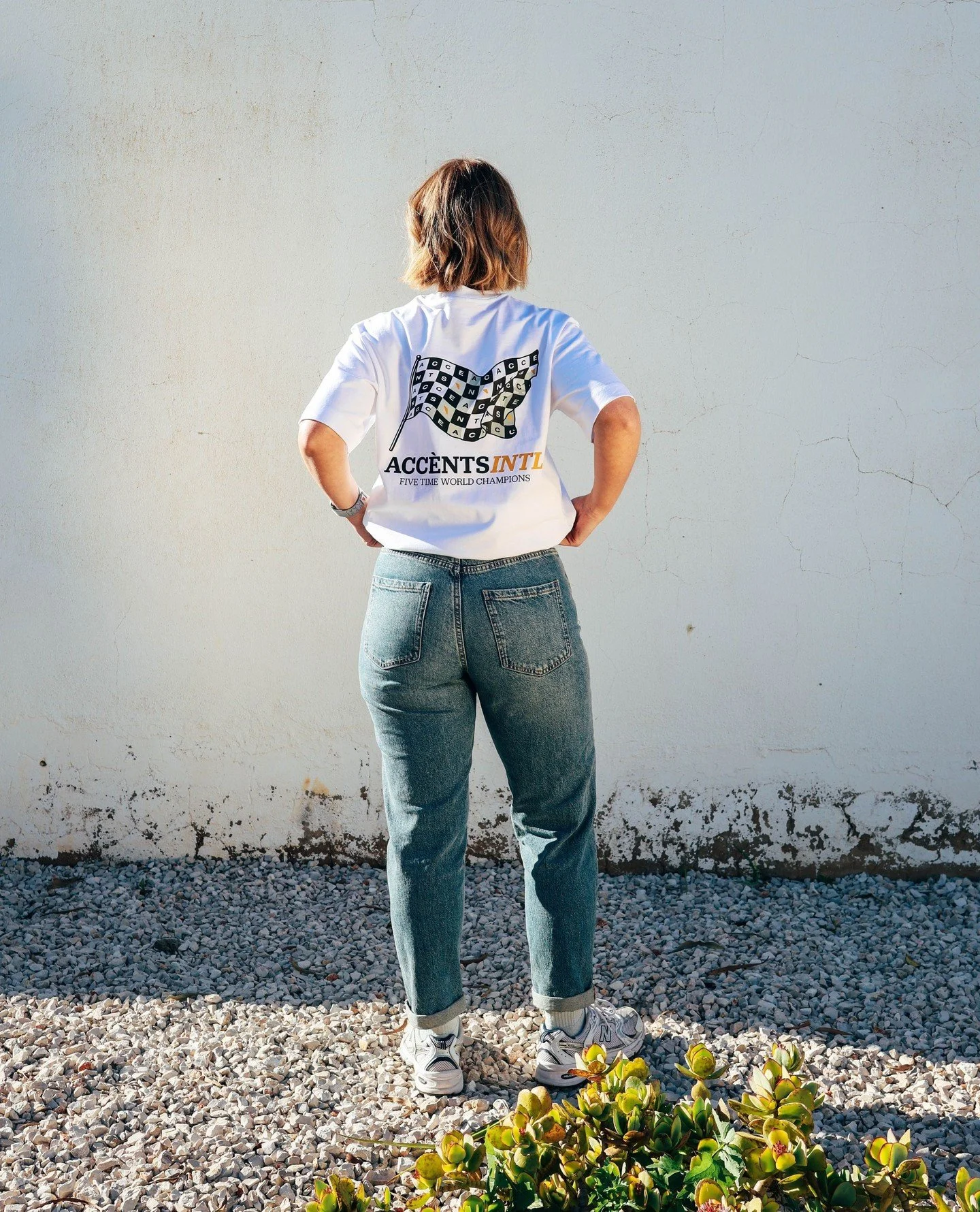 Not just for the boys.⁠
The Flag Tee is cut for anyone, with sizes from S to XXL.⁠
Dropping Friday 🏁