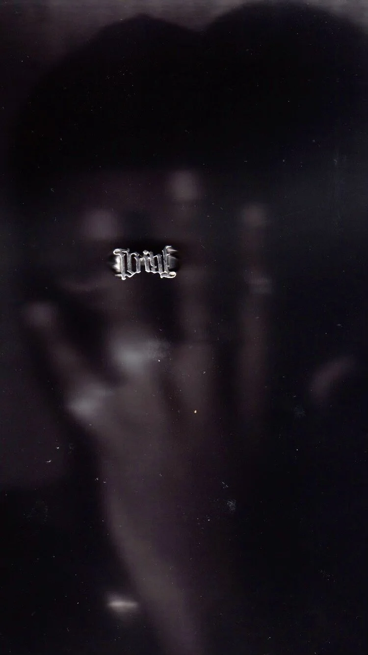 trust in tribe ambigram ring