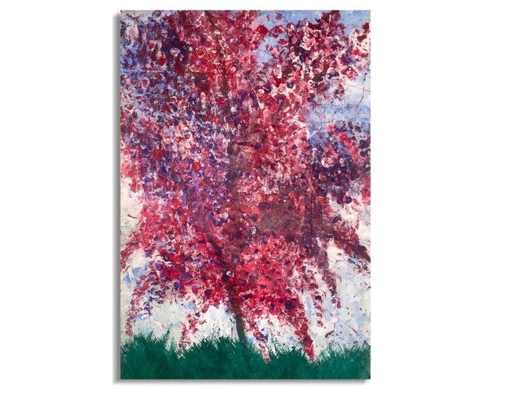 "The Giving Tree" Acrylic on Canvas 66"x 100" (sold)