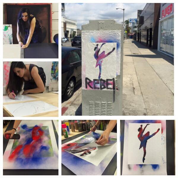 In 2015, in the aftermath of the death of a close friend due to domestic violence, started doing street art. For me, the ballerina is a symbol of grace, strength and ultimately hope.