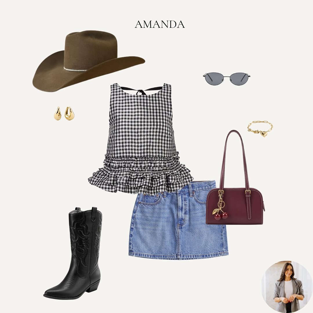 We couldn&rsquo;t be more excited for Stampede next week (especially with our new @wileyjameshatco hats 🤭)! Here is a little sneak peak of how us girls will be styling our hats for Stampede! Who else is going this year? 🤠🤍