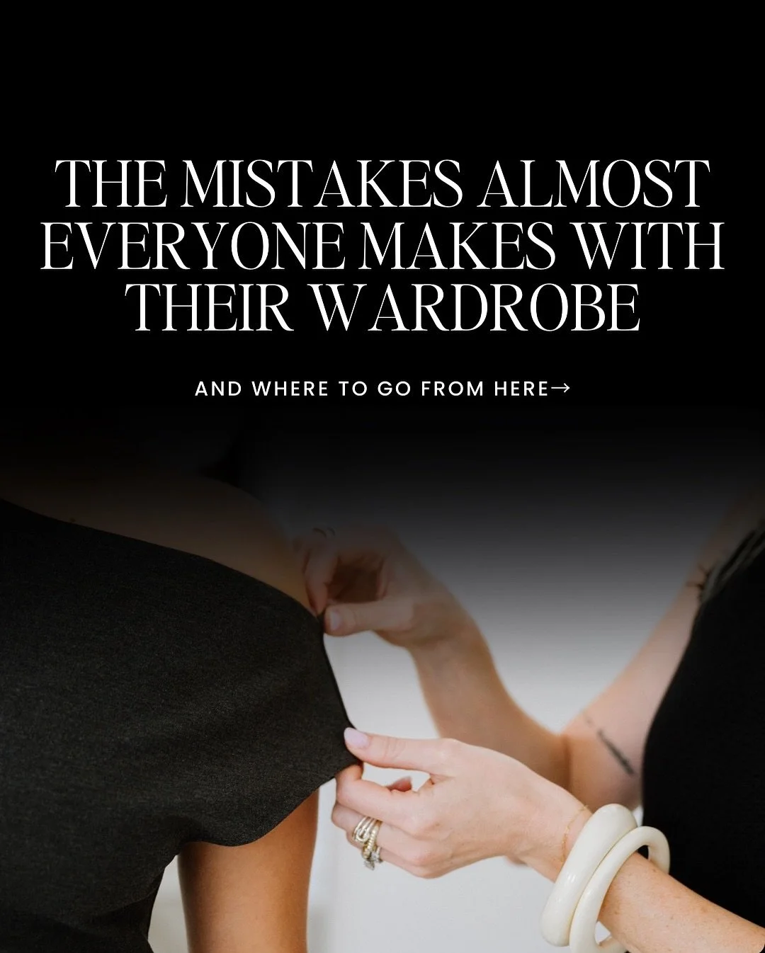If you have a closet full of clothes but still feel like you have &ldquo;nothing to wear&rdquo;&hellip;

it&rsquo;s probably not your closet.

It&rsquo;s the lack of clarity.

Because this is what usually happens:

- You wear the same few &ldquo;safe