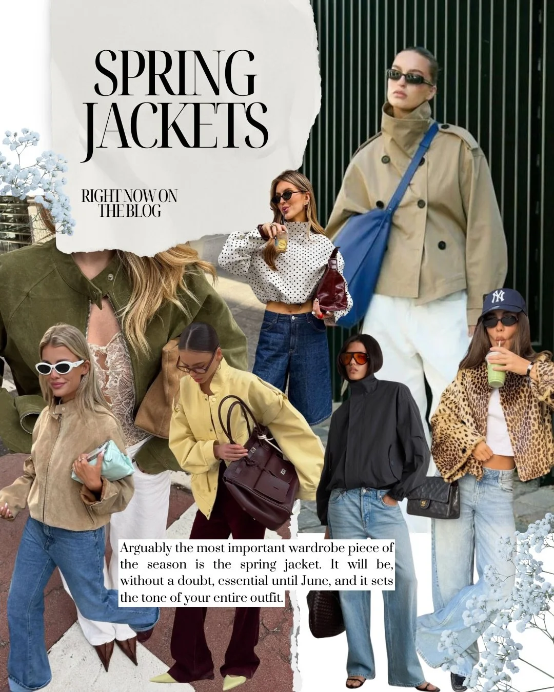 Right now on the blog &mdash; 3 easy jackets to wear this spring (that give cool-girl energy) 

Read the full blog at charlygoss.com &mdash; exclusive for members 

#fashionblog #styletips #stylist #jackets #outfitideas