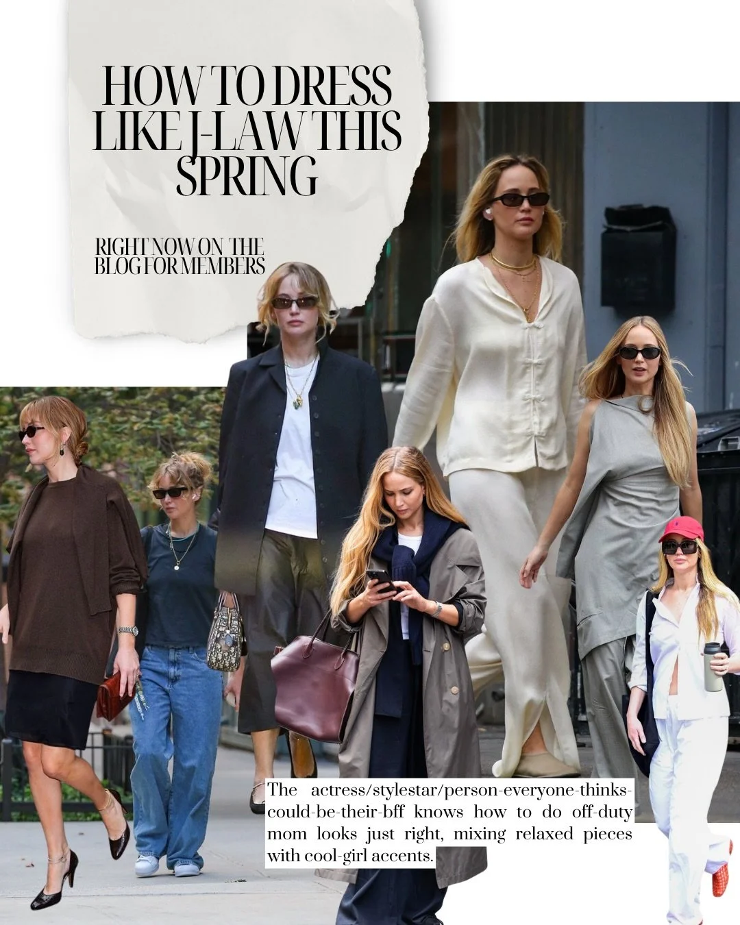 Right now on the blog &mdash; 3 tips to have a J-Law spring 

Read the full blog and shop our recommendations at charlygoss.com &mdash; exclusive for members 

fashion blog, style tips, j-law, outfit ideas, spring fashion, style inspo