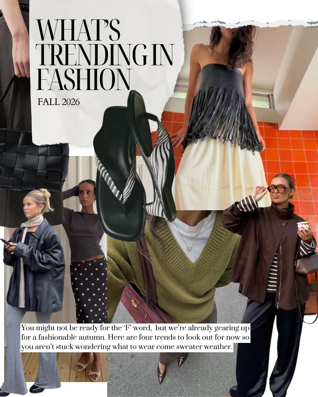 Don&rsquo;t wait for September to be in the know &mdash; here are four noteworthy fall trends you&rsquo;re going to be seeing everywhere! 

#styletips #fashionblog #outfitideas #fallfashion
