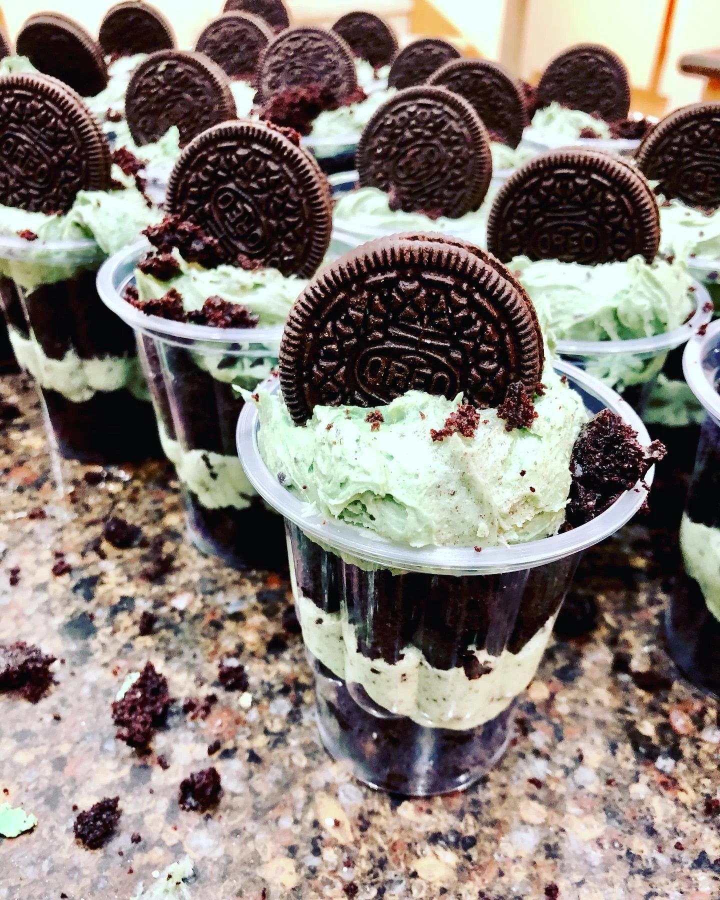 Mint Cookie N’ Cream Trifle