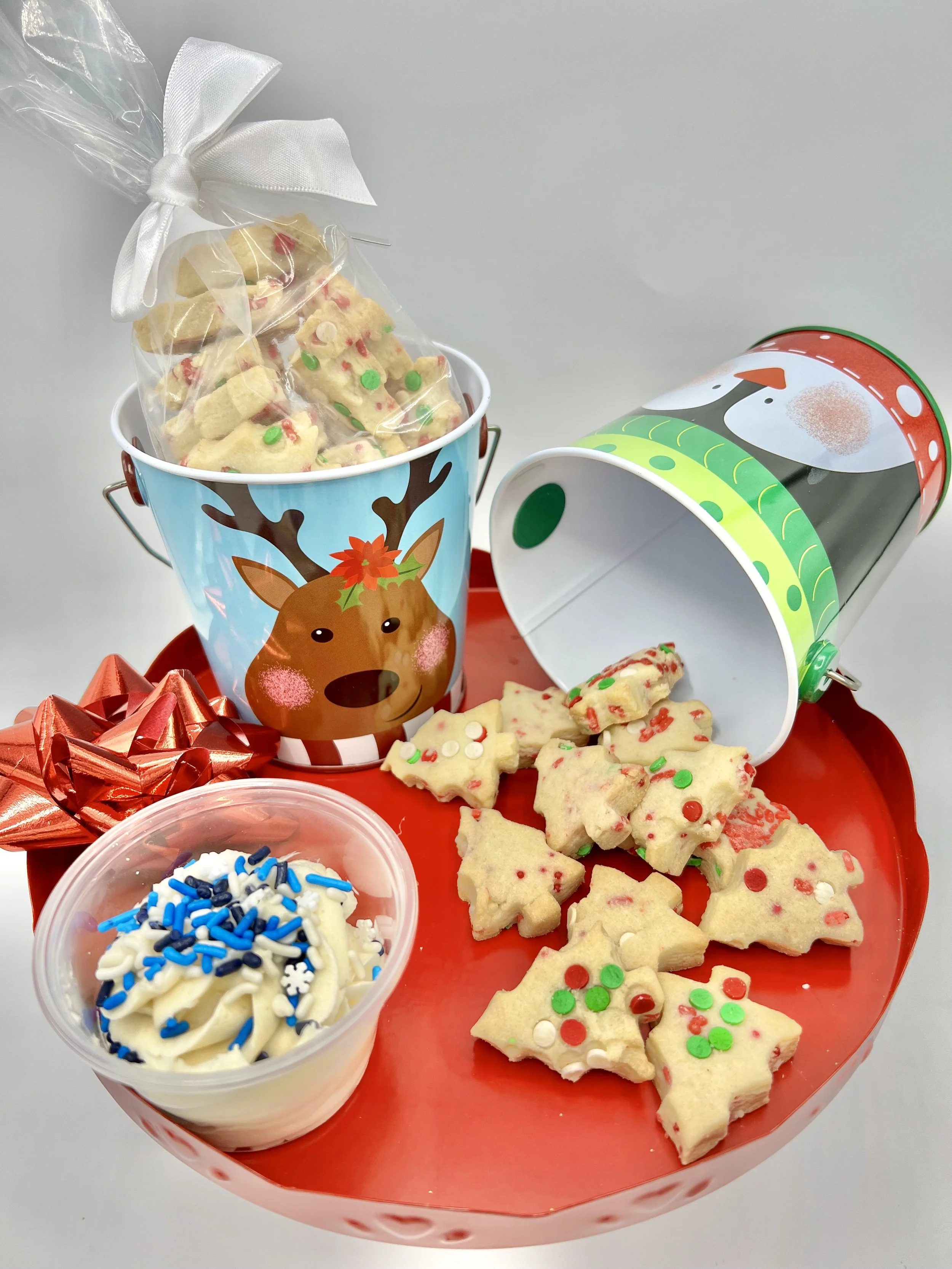 Mini dipper cookies in Christmas  (12 count)