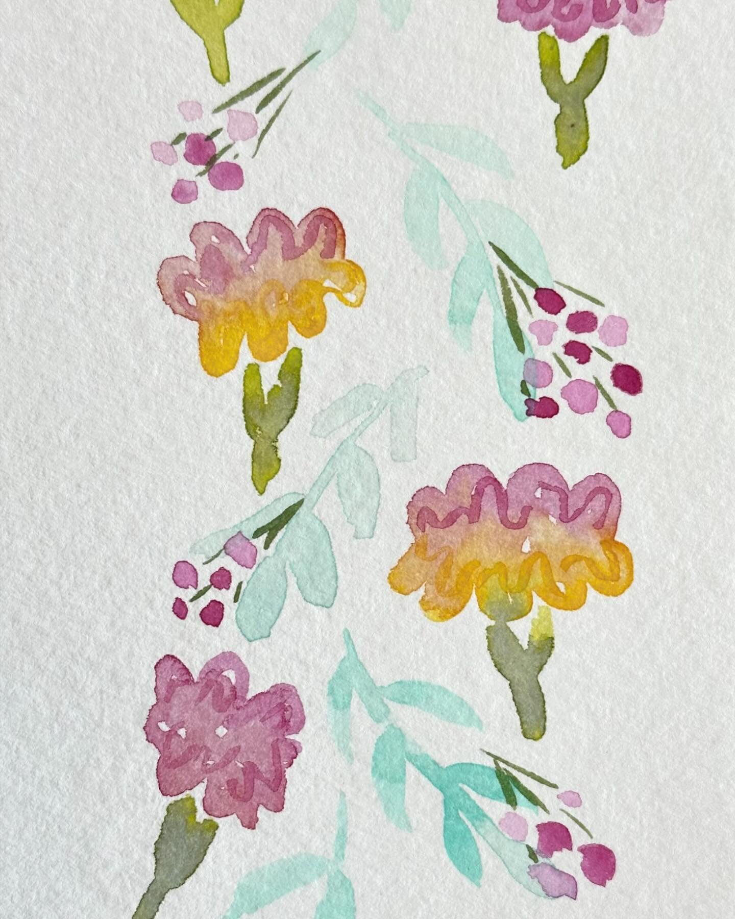 A postcard of watercolor flowers I painted from the book DIY Watercolor Flowers. 

#letsmakeartwatercolor #letsmakeart #watercolor #watercolorpainting