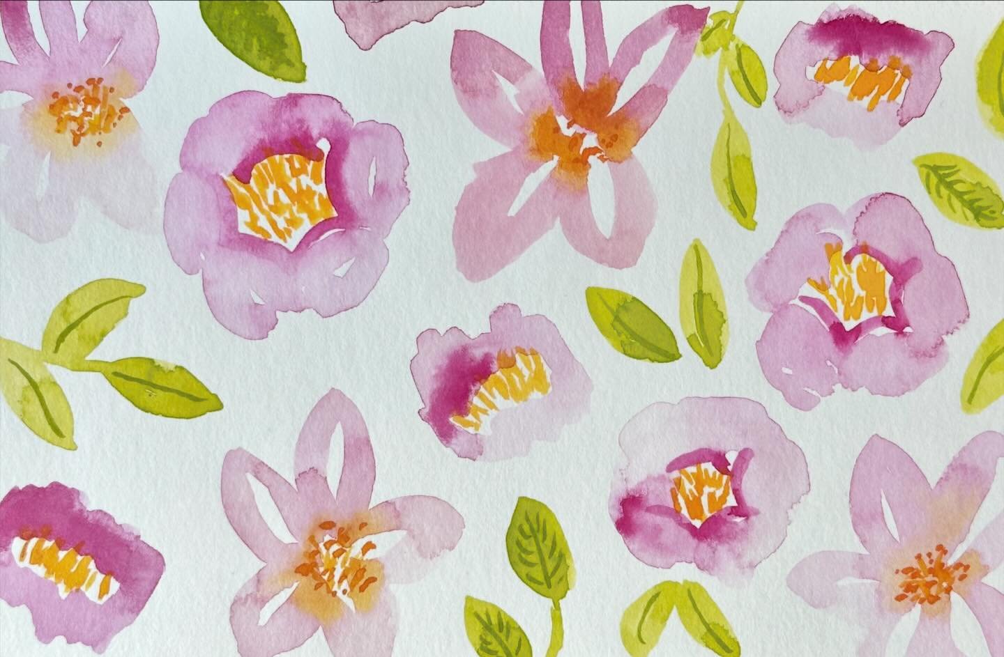 Another postcard, this one filled with flowers. Flowers are from the book DIY Watercolor Flowers. 

#letsmakeartwatercolor #letsmakeart #watercolor #watercolorpainting