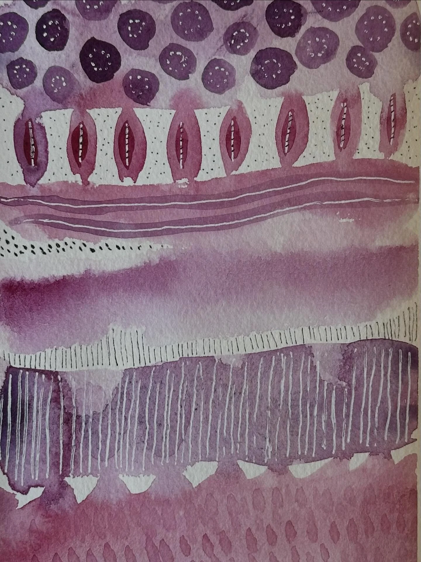 I painted the loose stripes project from the book Creative Abstract Watercolor. 

#letsmakeart #letsmakeartwatercolor #watercolor #watercolorpainting