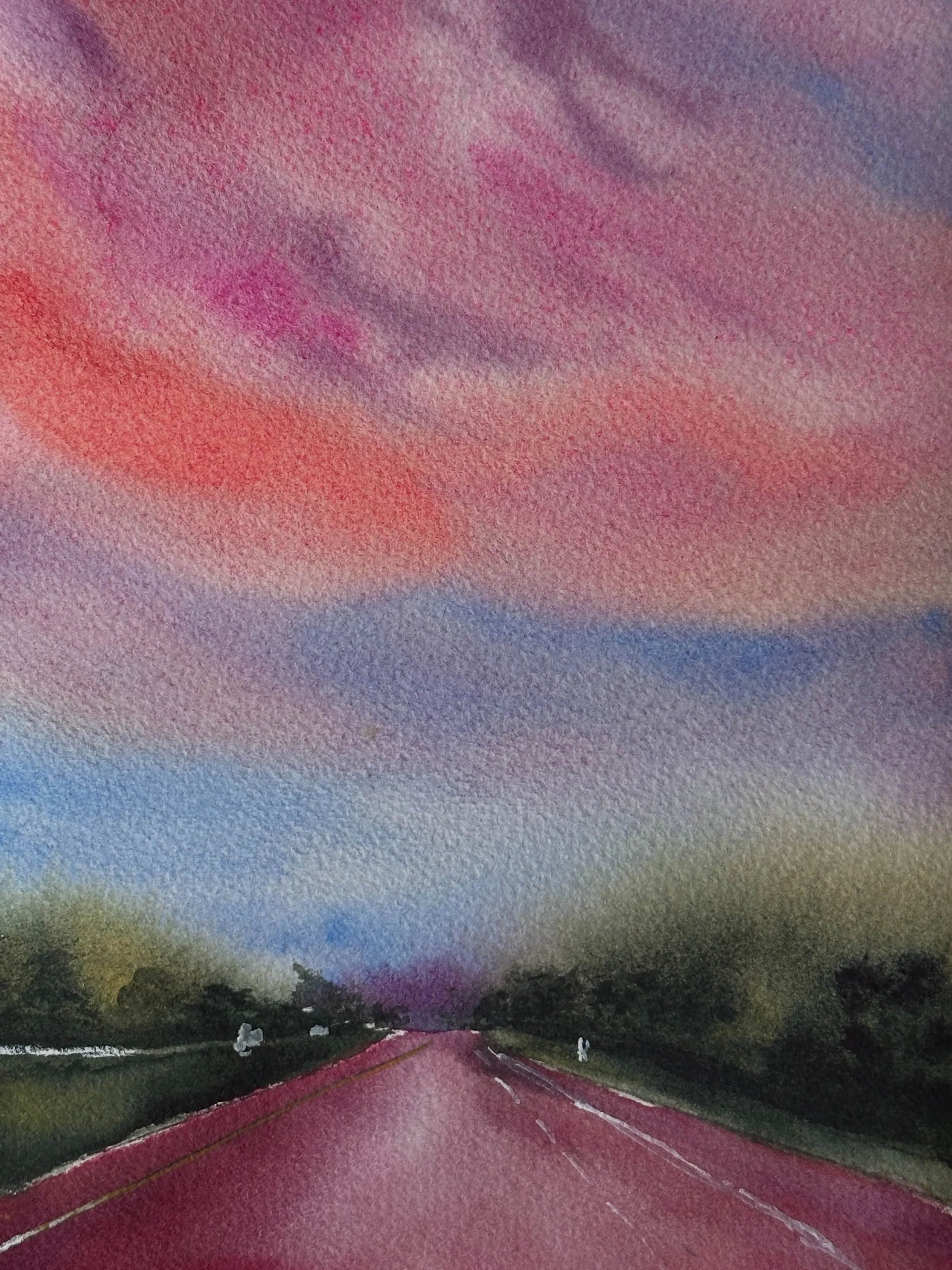 I painted the good signs tutorial from @letsgomakeart in my watercolor journal. 

#letsmakeart #letsmakeartwatercolor #watercolor #watercolorpainting