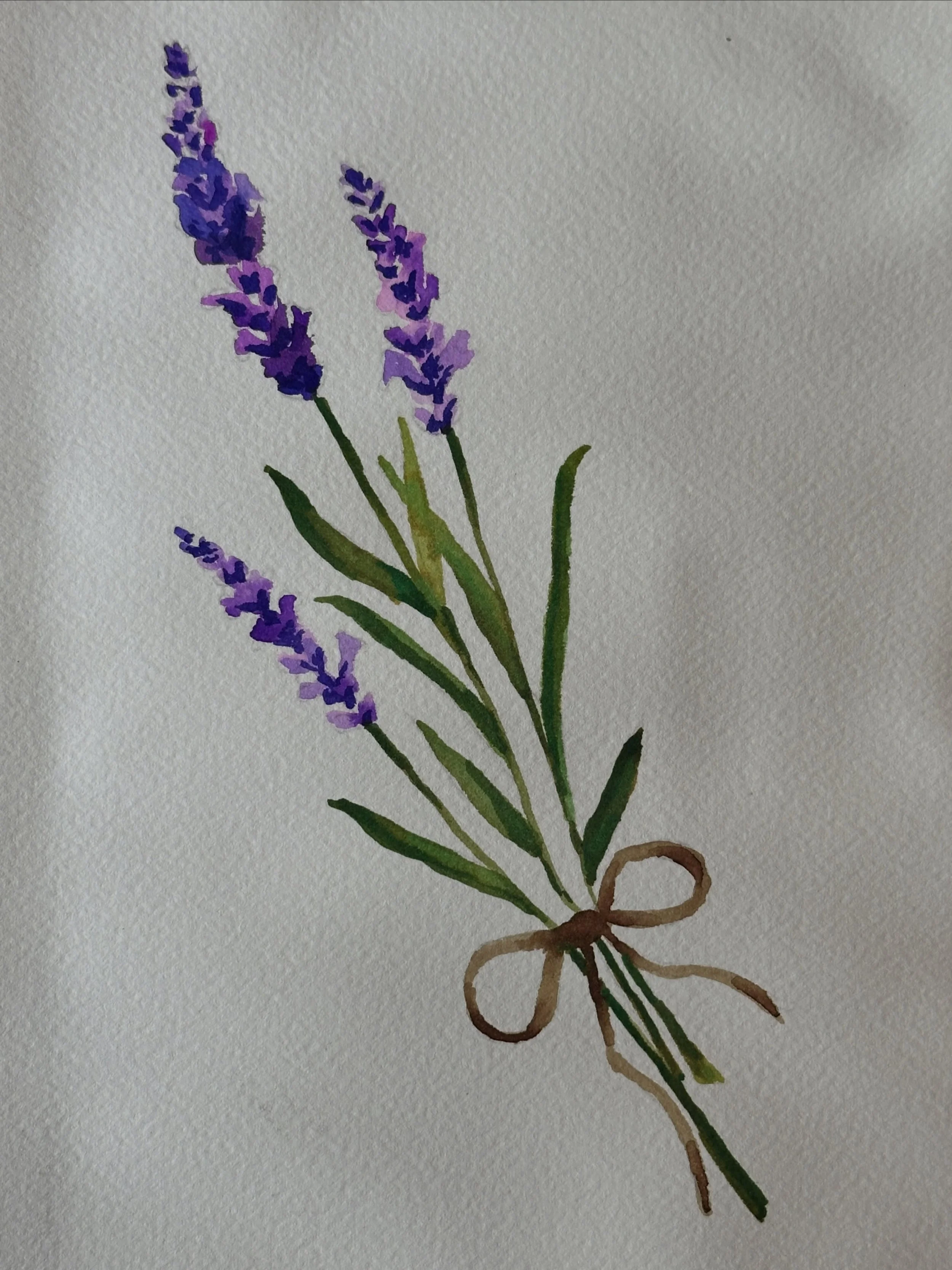 I painted the lavender in the Farmers Market workbook from @letsgomakeart. This one was simple to paint but fun. I can almost smell it. Makes me want to get a lavender latte. 

#letsmakeart #letsmakeartwatercolor #watercolor #watercolorpainting