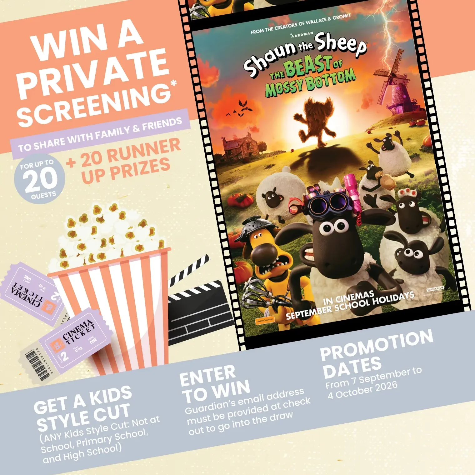 Just Cuts - Shaun the Sheep Promotion
