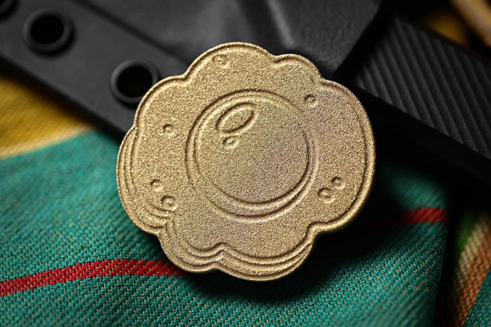 Glass Blasted Brass Eggo