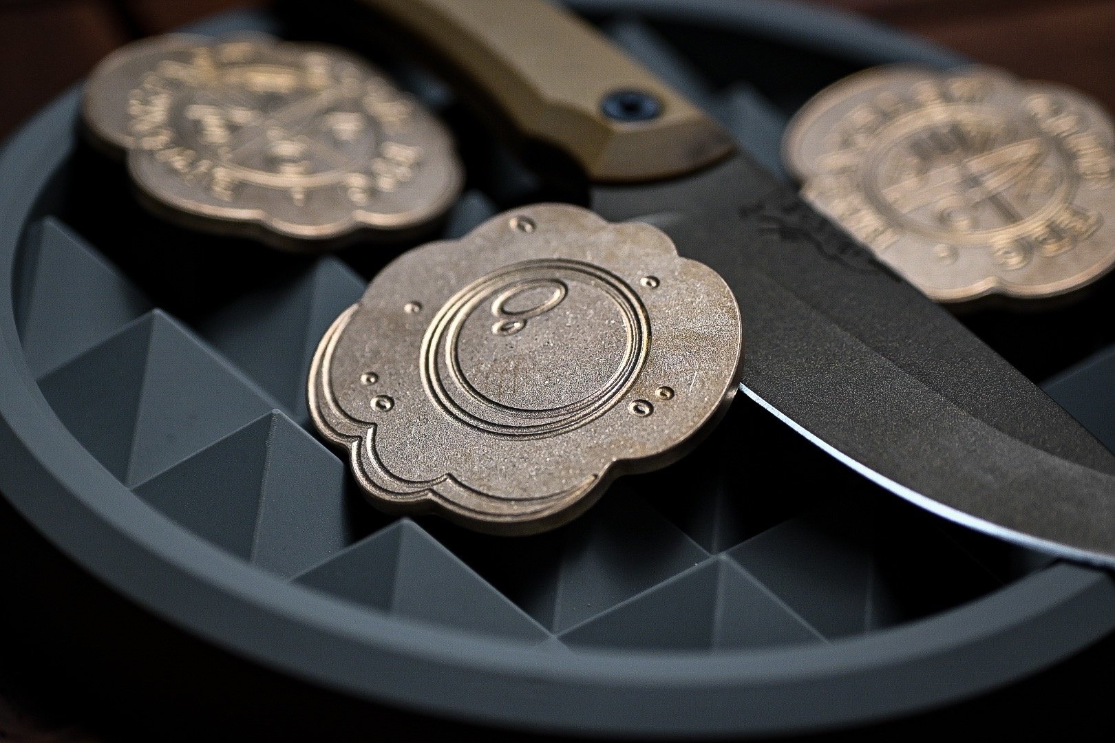 Bronze Machined Egg