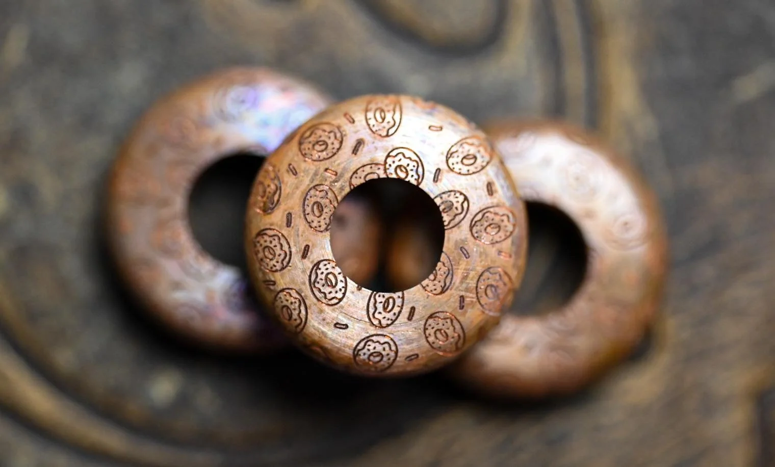 Donut Sprinkle Copper Cheerio