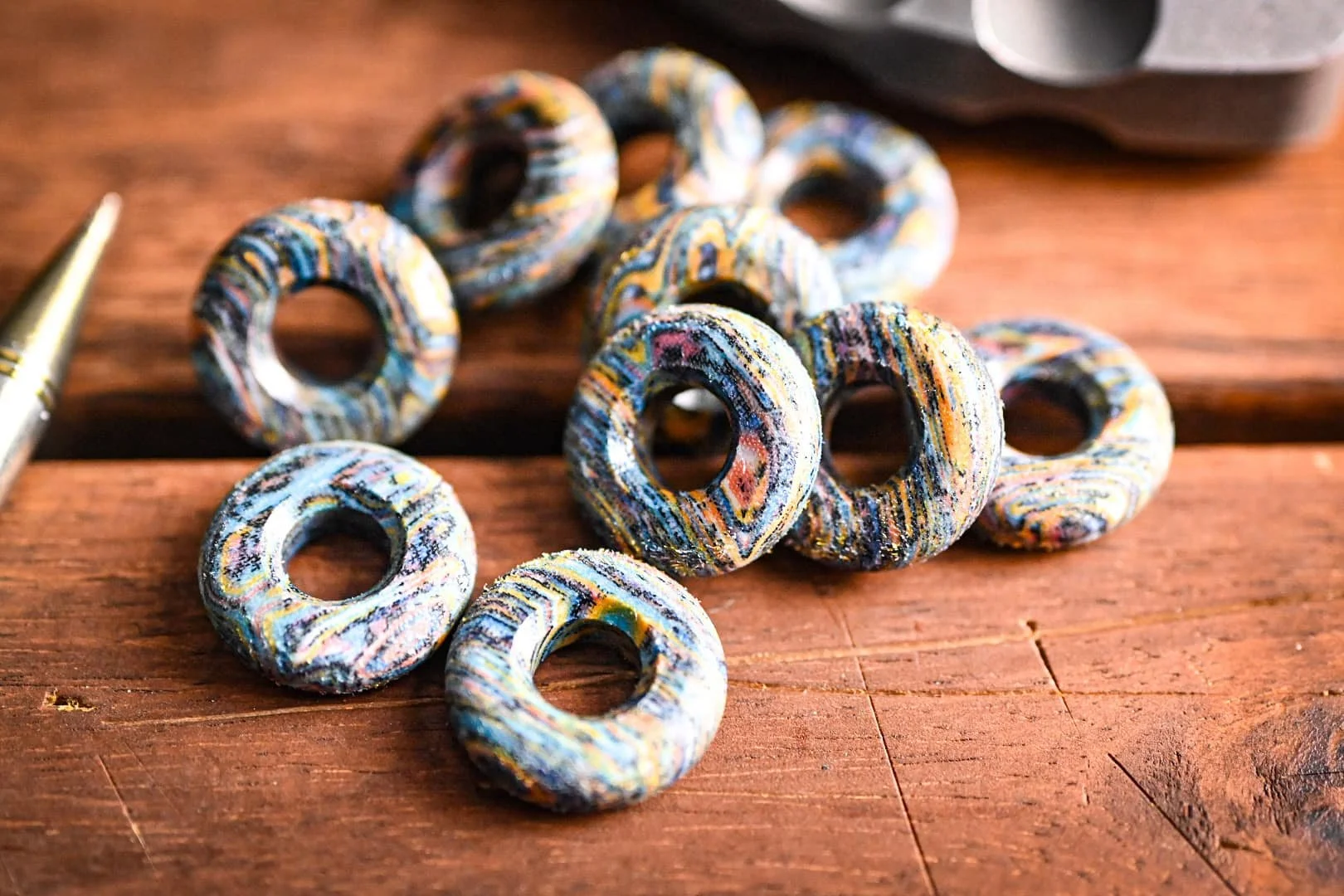 Crazy Color Fiber Micarta