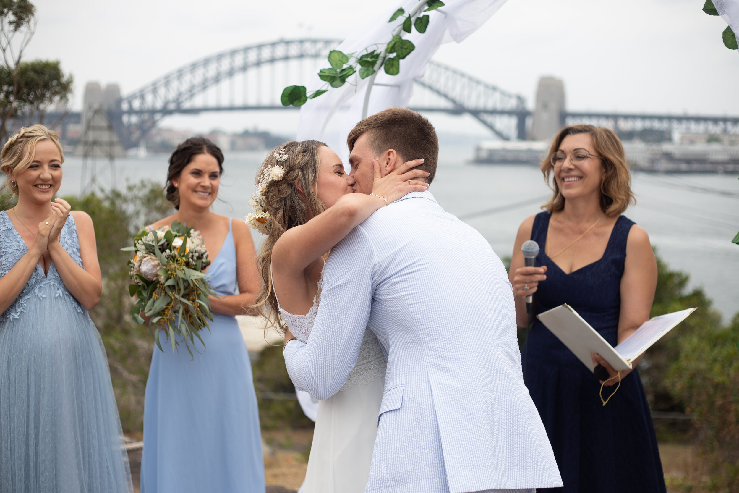 Wedding Photography Sydney Harbour Goat Island