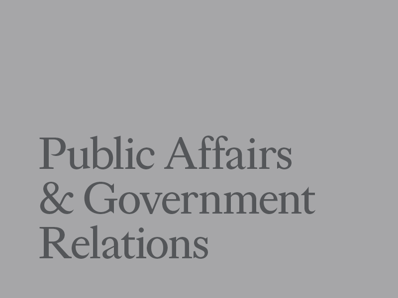 Public affairs and government relations