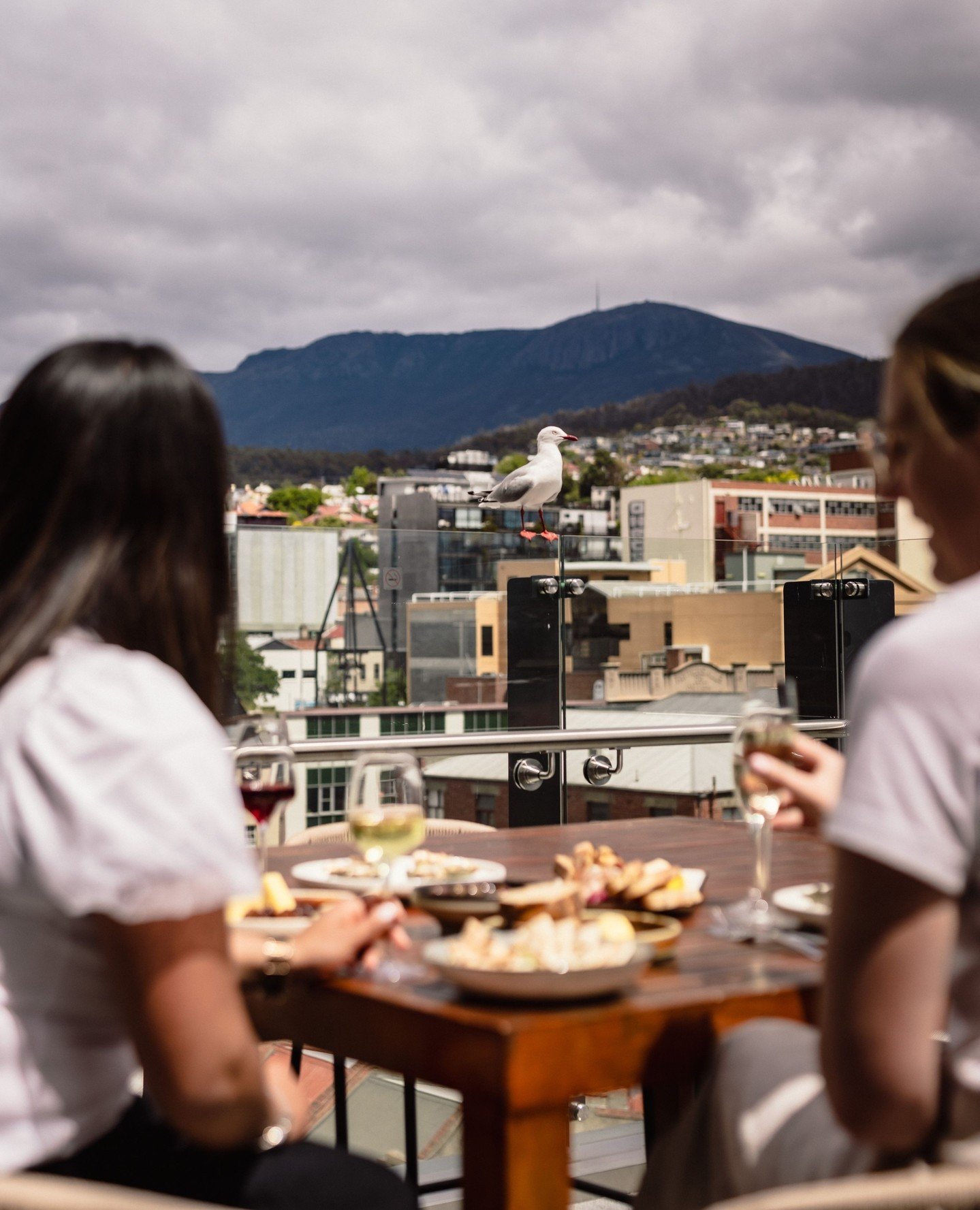 Views like no other at The Deck 🌄✨ Overlooking Mt Wellington, it&rsquo;s the perfect spot to unwind and take in the scenery.⁠
⁠
Join us for a share-style menu made for good company, great food, and even better views.⁠
⁠
Happy Hour Monday to Friday 4