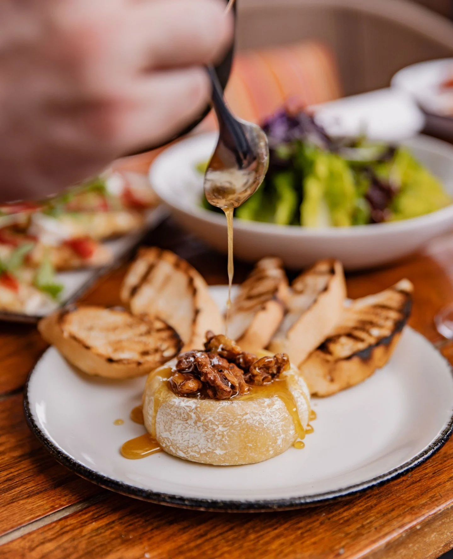 Our baked brie is a crowd favourite for a reason 🧀✨ Rich, gooey, and impossible to resist, it&rsquo;s the one everyone keeps coming back for.⁠
⁠
Have you tried it yet?⁠
