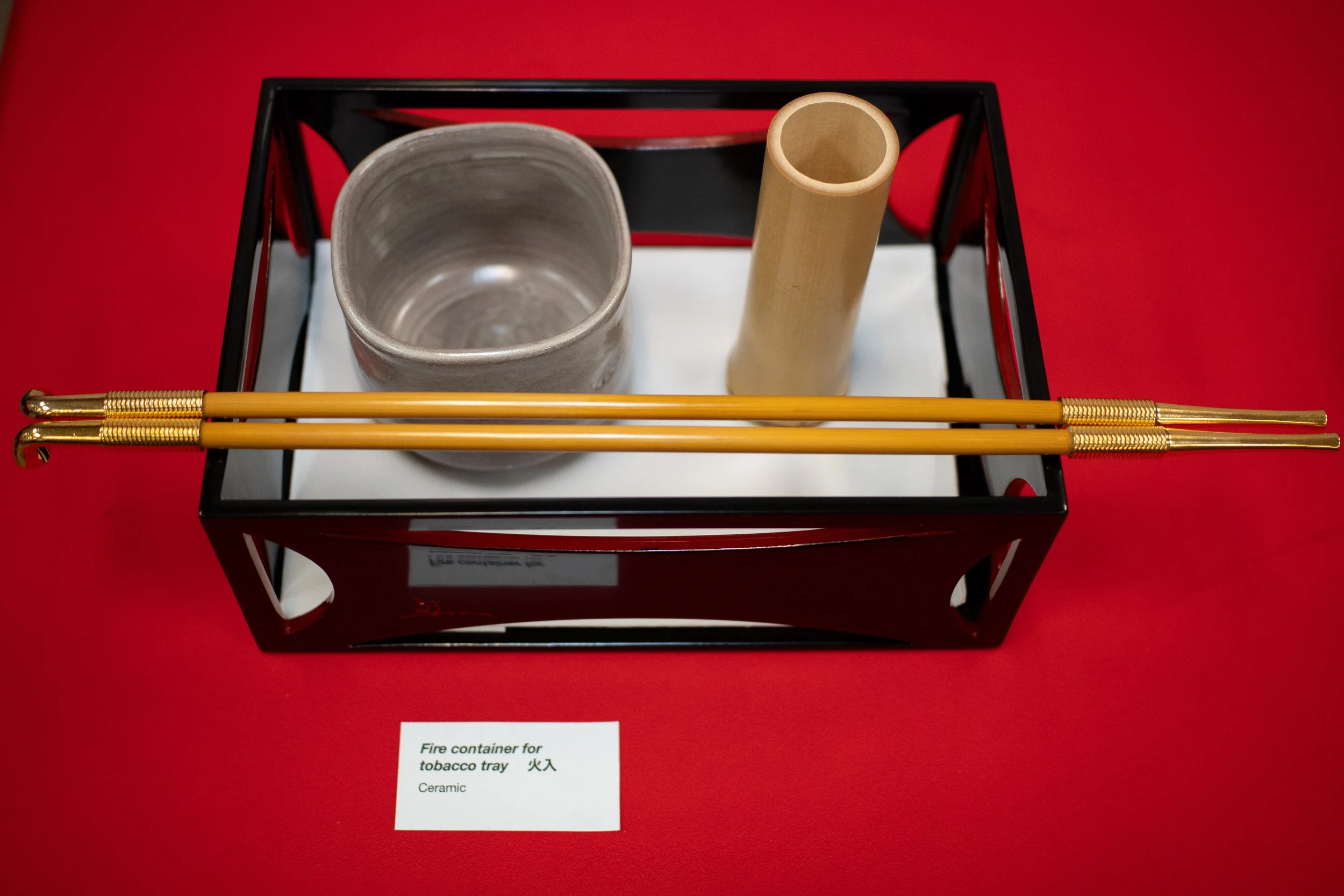 Tabakobon - Traditional smoking set. Photo by Taku Onishi