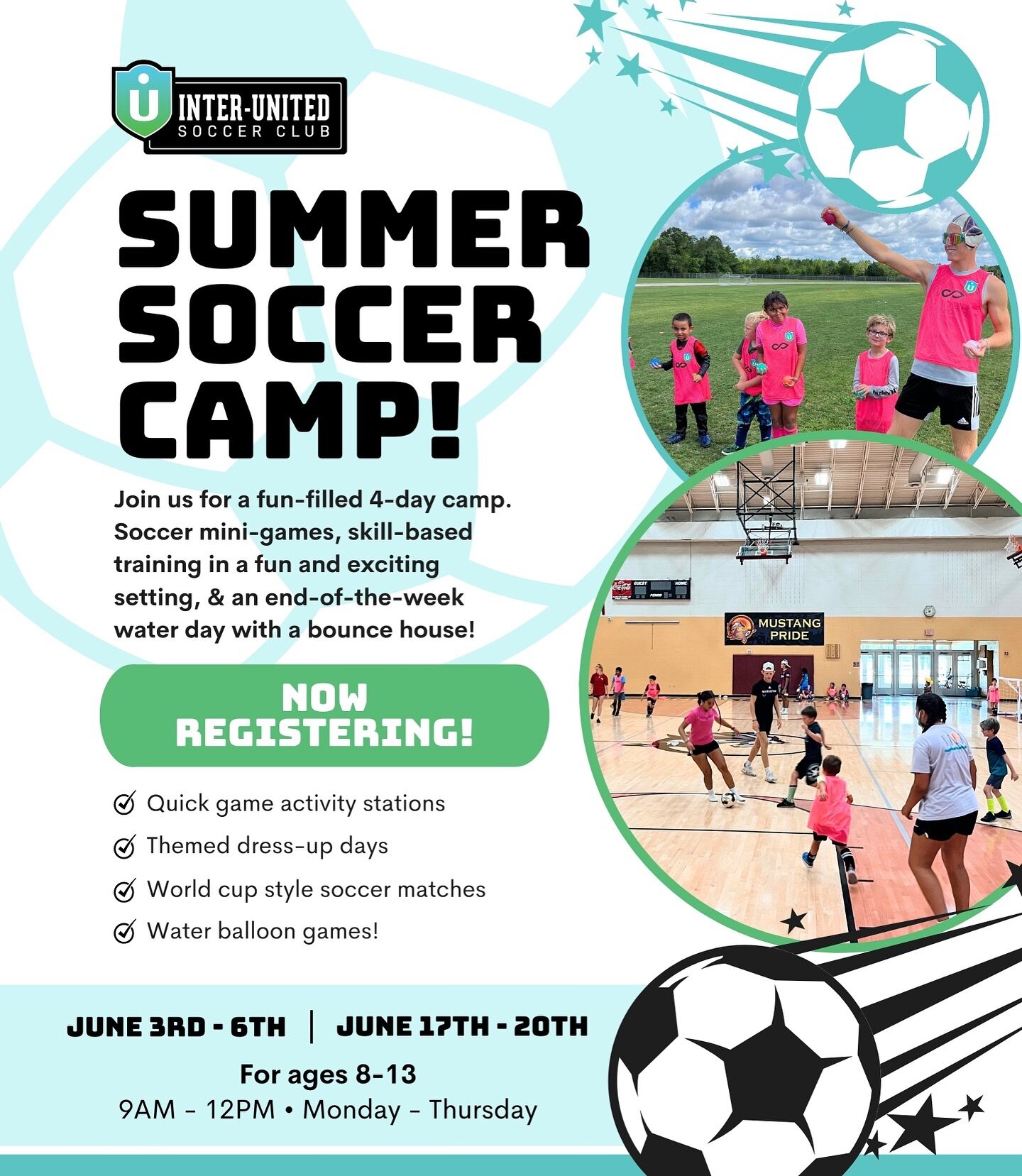 ⚽ SUMMER CAMP! ⚽️

iU Summer Soccer camp is back! 

✌🏽💛⚽️ Our campers loved all of the fun last year, so we&rsquo;re hitting the fields again this summer &mdash; ready to get out and PLAY! 

Enjoy mini-games, skill-based training, and end the week 