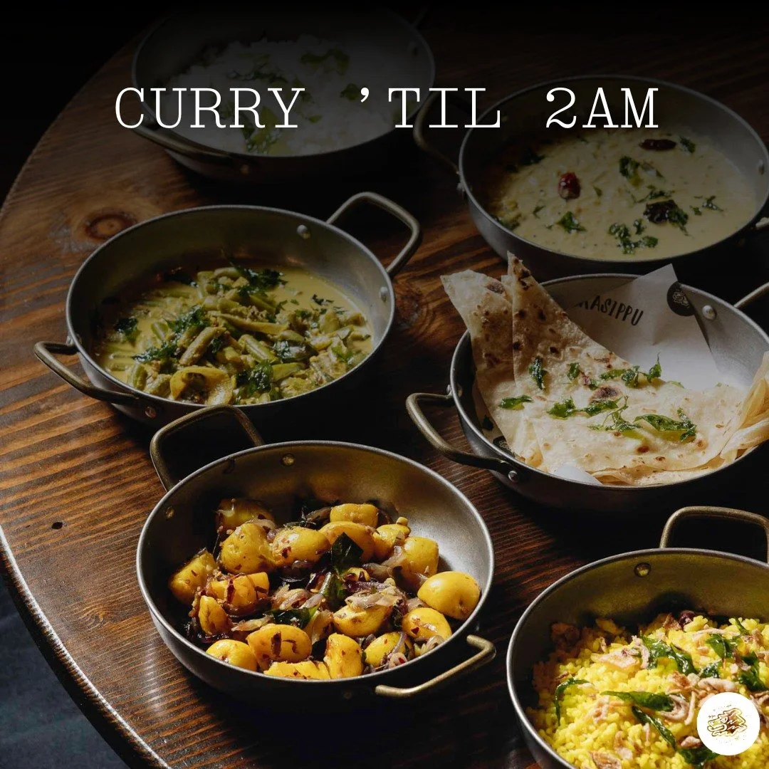 Open until 2AM, with curries that comfort and cocktails that awaken. See out your night the Kasippu way &mdash; spicy, soulful, and alive.

👉 Tag midnight warriors who do curry runs.

#LateNightKasippu #CurryAndCocktails #SydneyNightlife #buttonbarS