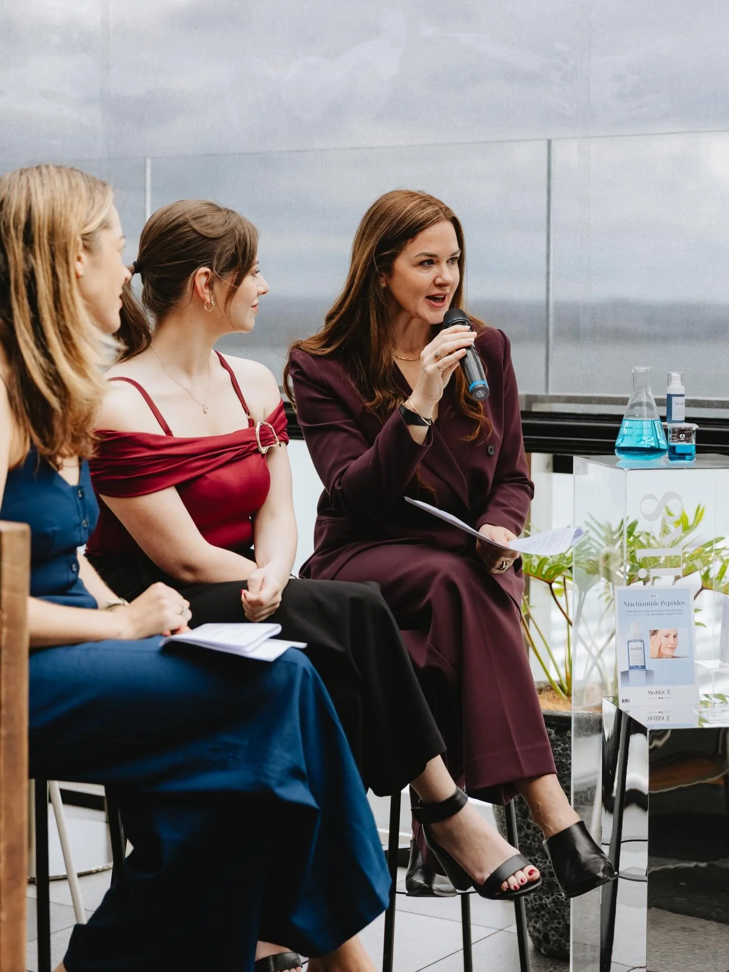 Last week we launched the incredible new @medik8anz Niacinamide Peptides to media over a deliciously informative beauty breakfast overlooking the harbour. Guests were introduced to Medik8&rsquo;s underpinning &lsquo;CSA&rsquo; philosophy as well as b
