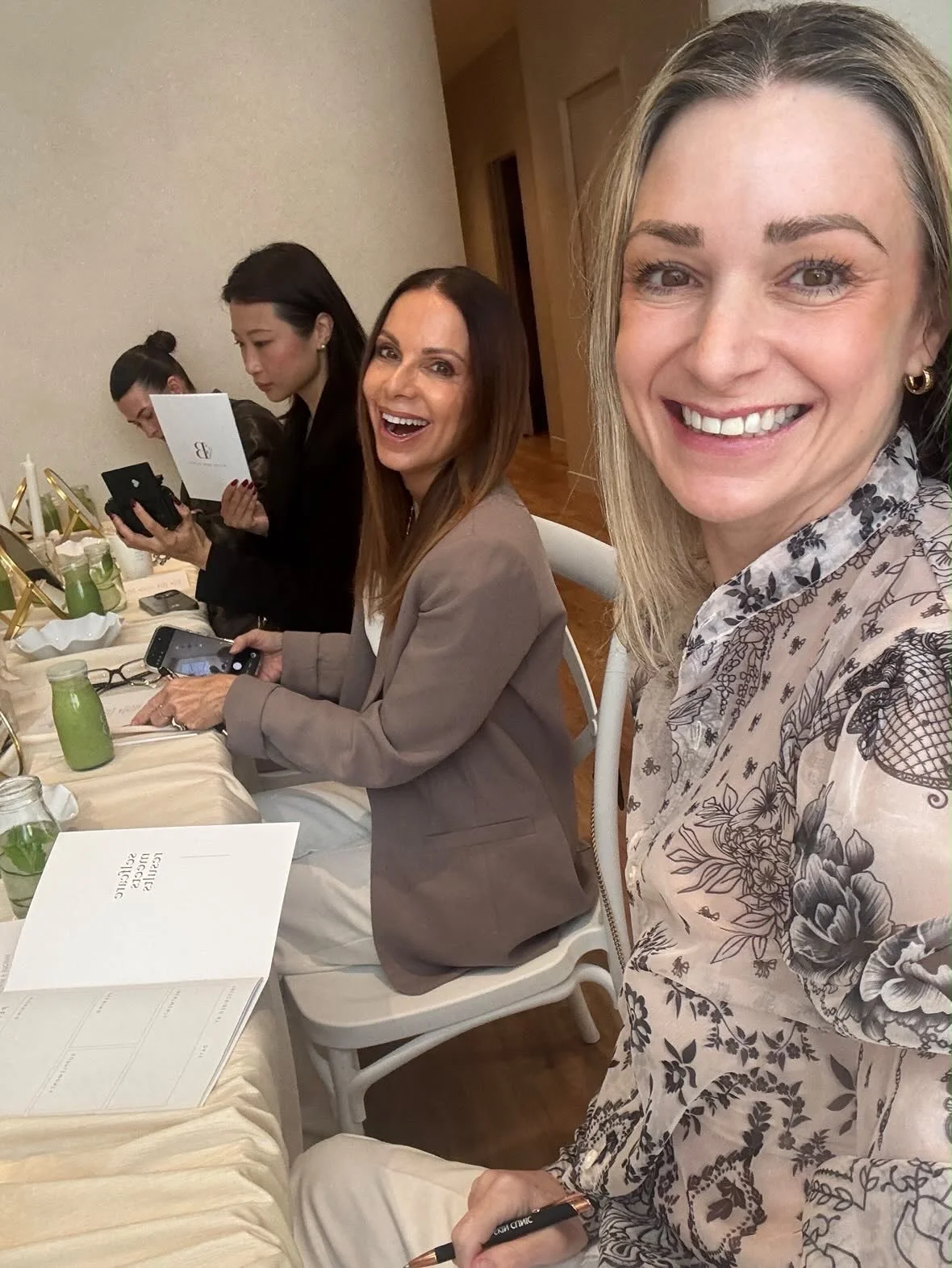 Last week at @blush_skinclinic we &ldquo;Masqued and we Mingled&rdquo;. The amazing Sandi, owner of Blush treated guests to a 3 course menu of @dmkskin products and targeted treatment masques based on their individual skin needs and concerns. It was 