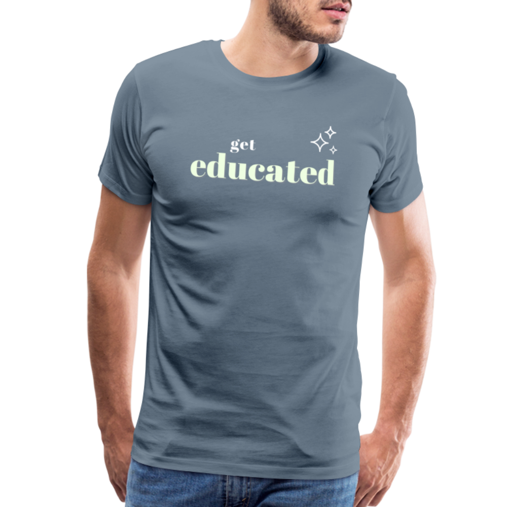 Get Educated Men's Premium T-Shirt — Educator Andrea