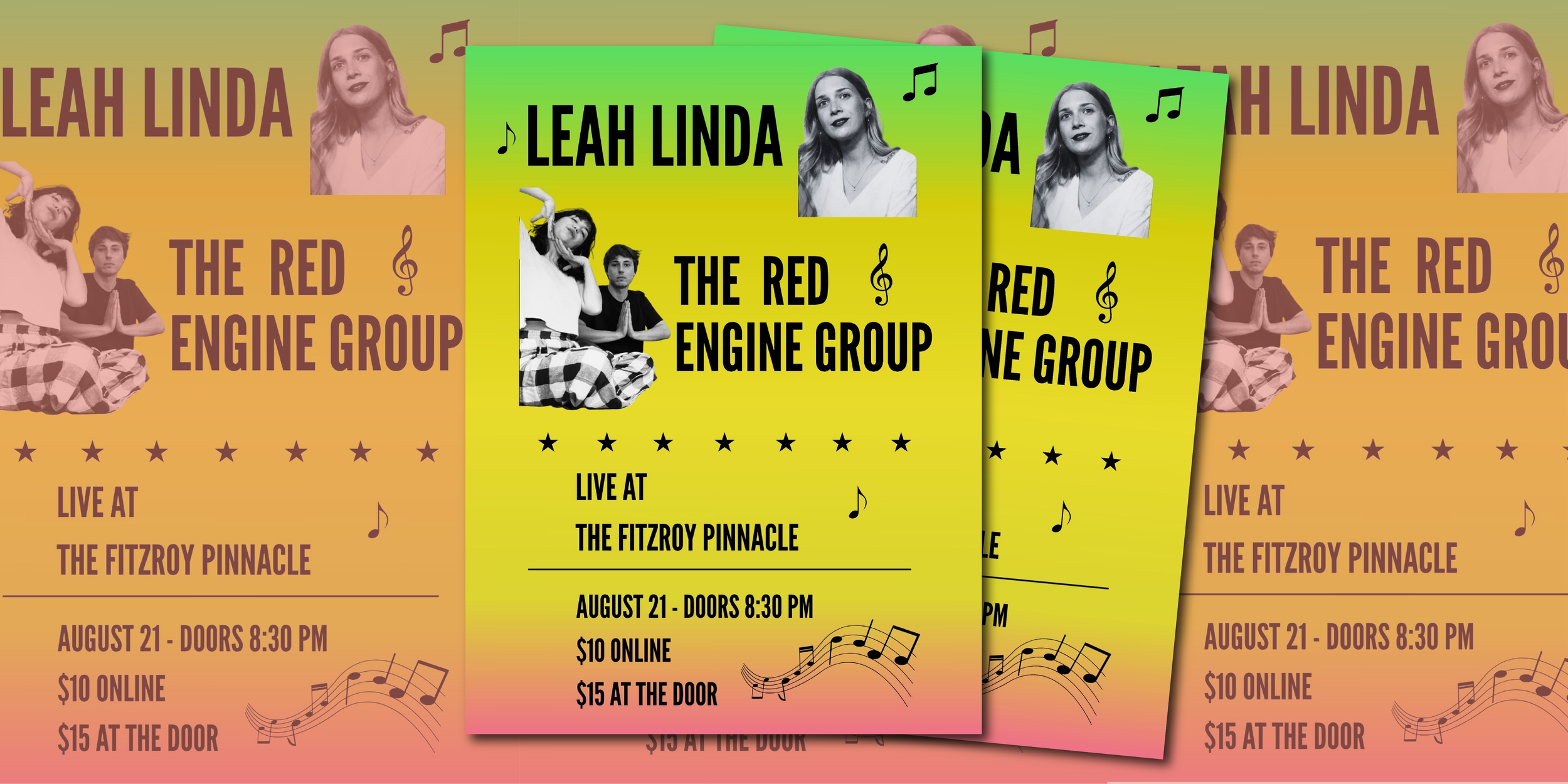 Leah Linda and The Red Engine Group at The Fitzroy Pinnacle