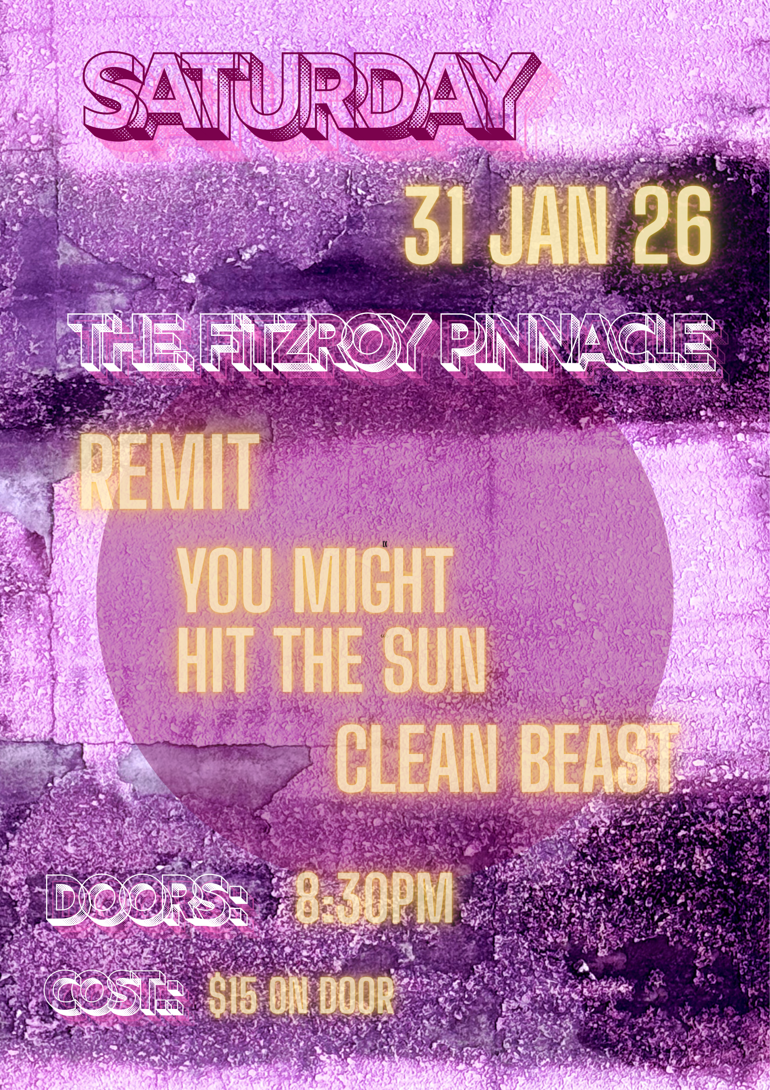 Remit with You Might Hit the Sun & Clean Beast 