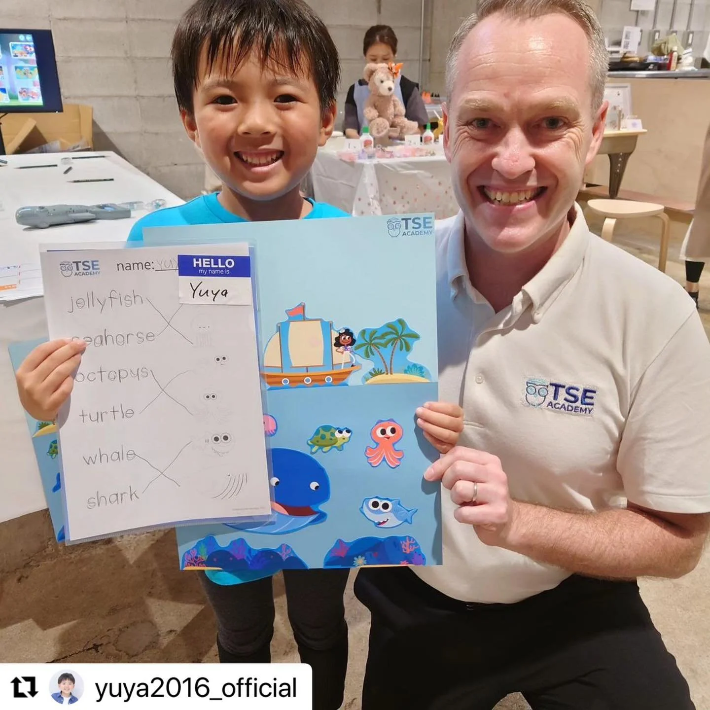 🤩🐳🐙

Thank you both SO much! It was great to see your smiling faces.😊

#Repost @yuya2016_official with @use.repost
・・・
完成〜🐳💕

Thank you so much Travis先生🤗

Workshop: @tseacademy.eikaiwa

#TSEACADEMY #英語 #英会話 #英会話スクール #英会話レッスン #オンラインレッスン #ビジネス英語