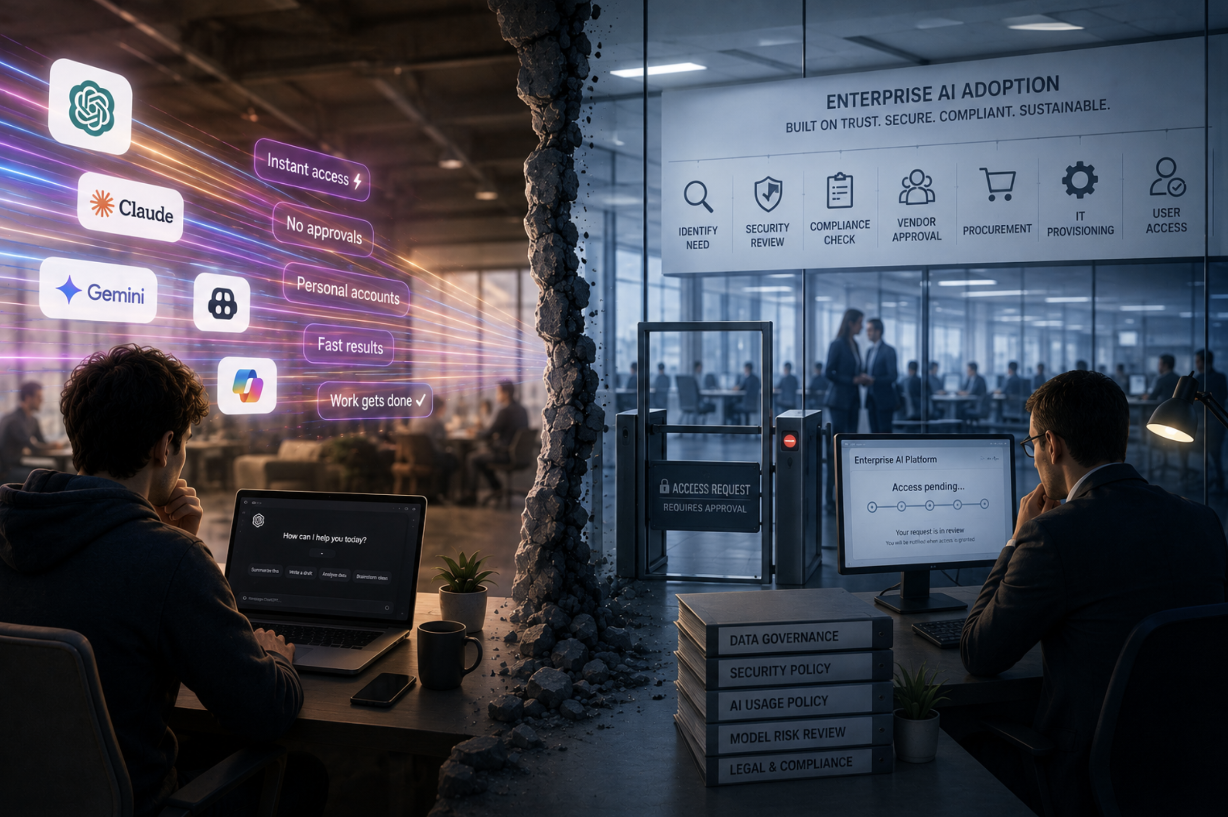 The Shadow AI Economy: Enterprise AI Is Growing Faster Than Enterprises Can Control It