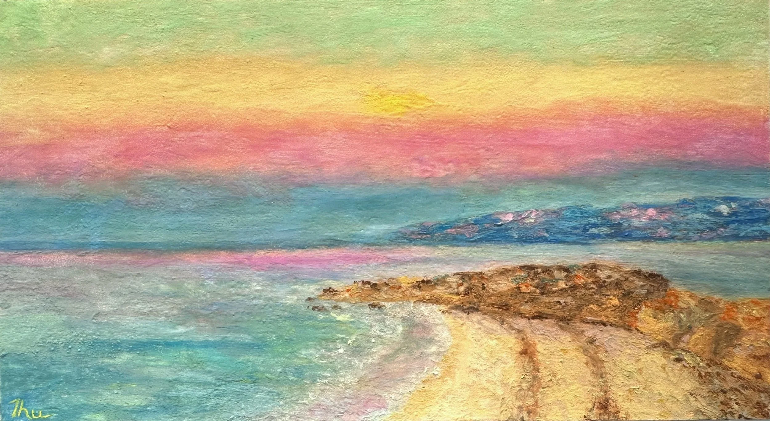 Sunset over Half Moon Bay - SOLD