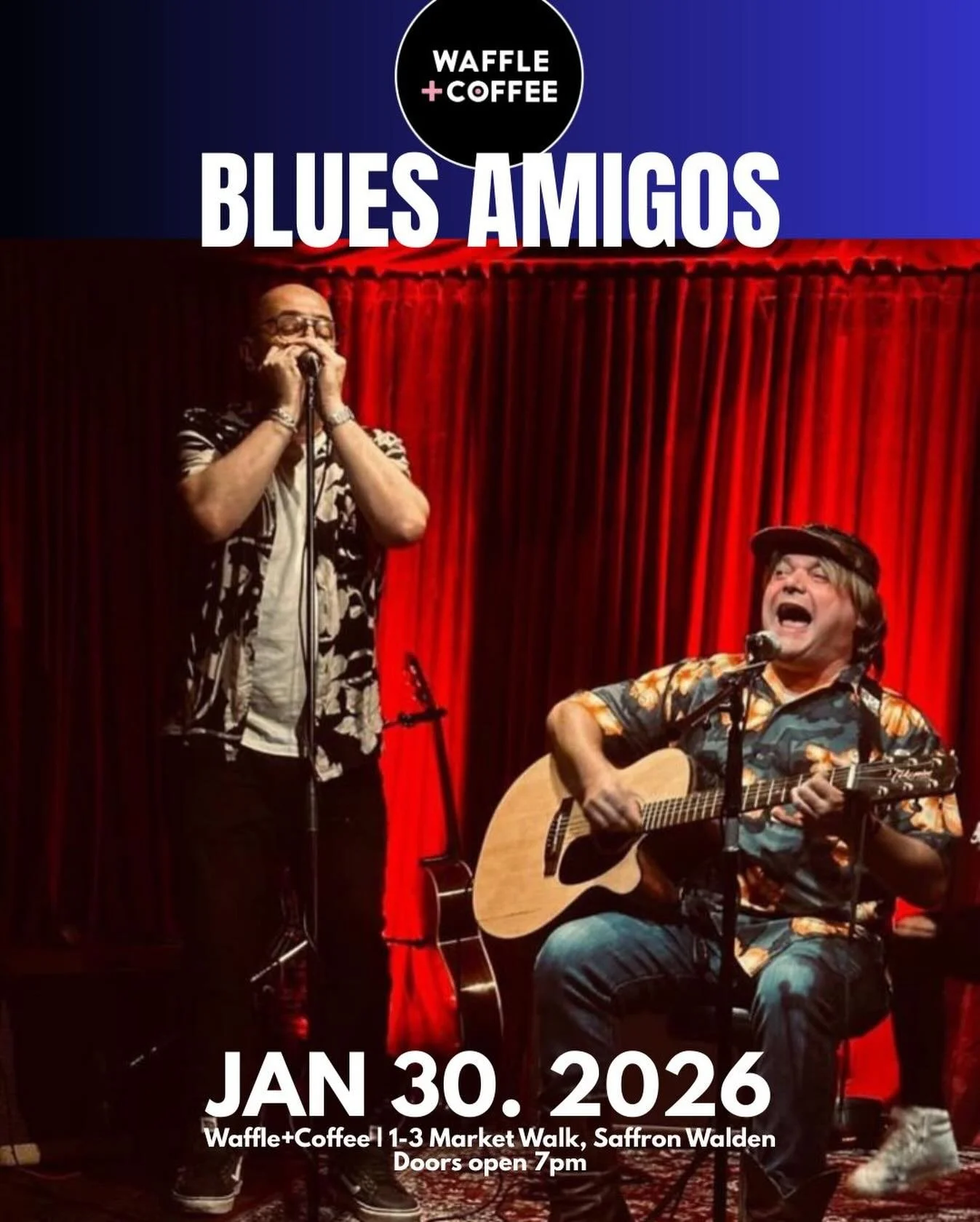 Waffle+Coffee is hosting a proper Blues Night, and honestly, it&rsquo;s shaping up to be a good one.

Blues Amigos will be playing three live sets, digging deep into raw, groove-led blues.

If Muddy Waters, Howlin&rsquo; Wolf and John Lee Hooker are 