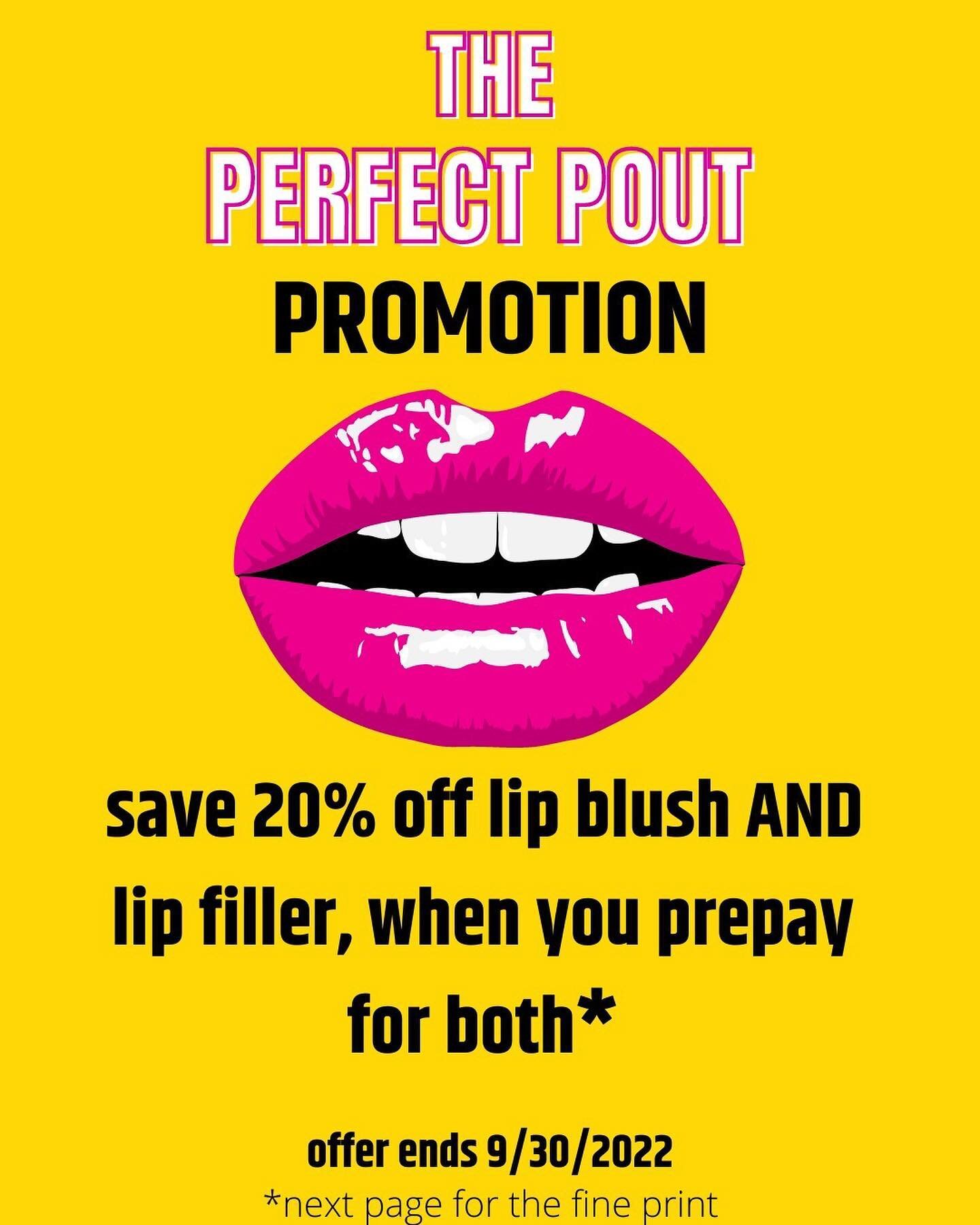 So excited about this promo!! #perfectpout #lipfiller #baltimorelipfiller #baltimorelipblush #liptattoo #lipblush #baltimoremakeup #kissme #lipflip #lipgloss