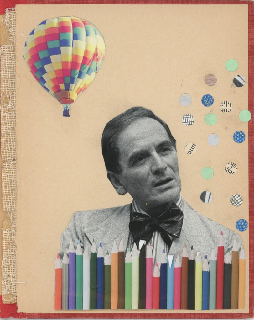 Quarantine, 2019.
Paper on Vintage Book Board.