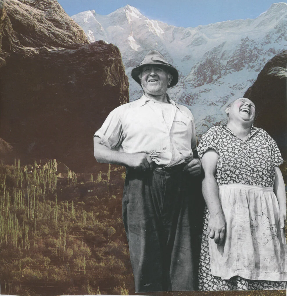 Keep Laughing, 2020.
20cm x 20cm
Collage on Paper. 