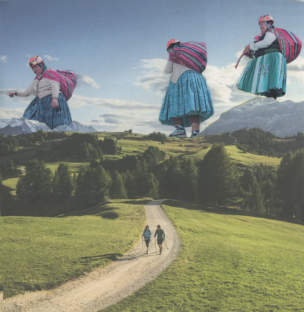 Really Important Walking Technology, 2021.
20cm x 20cm.
Paper Collage. 