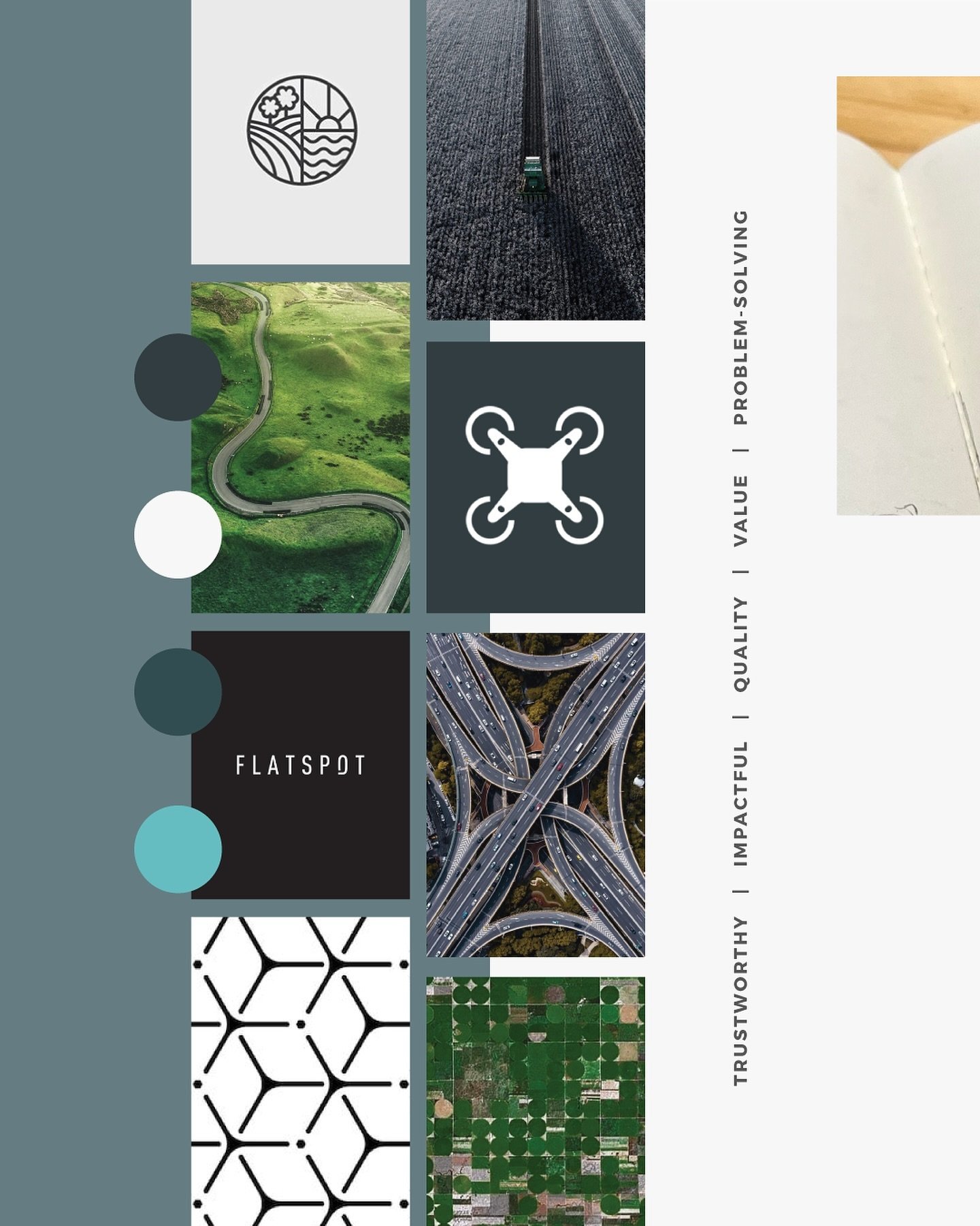 A behind the scenes look at the branding project for Cornae Mapping.

This is a little snippet of what my clients receive during the first part of a branding project with me.

A moodboard and analysis of the branding questionnaire they completed befo
