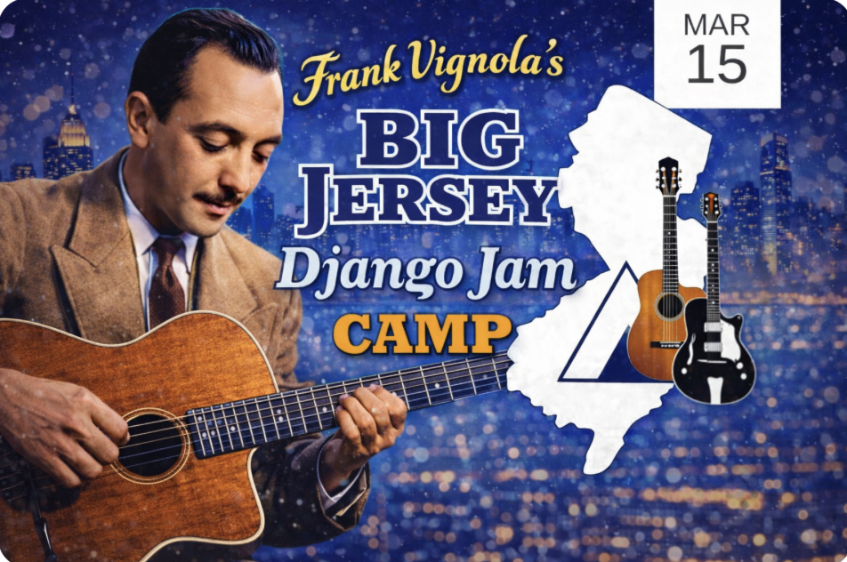 Big Jersey Django Jam Guitar Camp