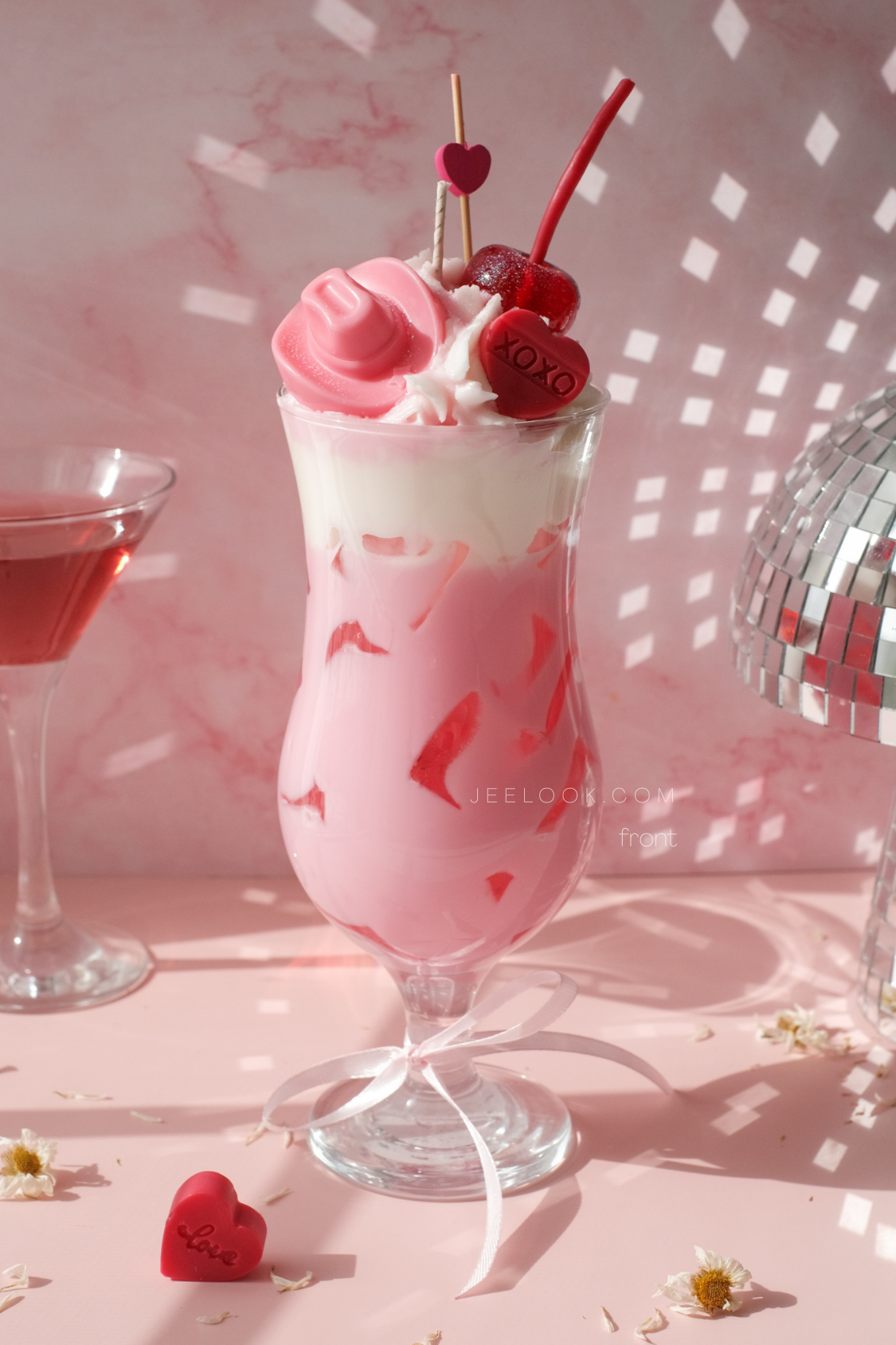 Cowgirl Valentine Sip — Hurricane Glass