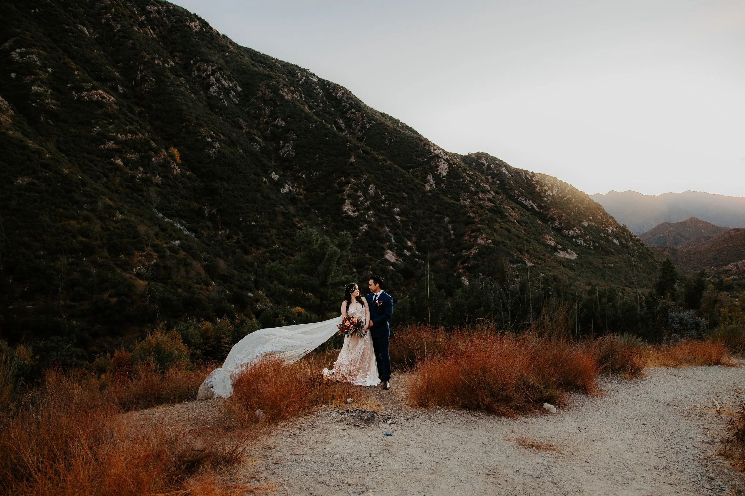 Fall Angeles National Forest Elopement // Sonny + Jasmine