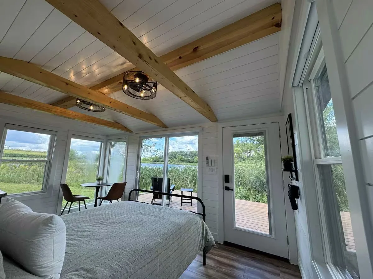 Lakeside Tiny House Farm Retreat