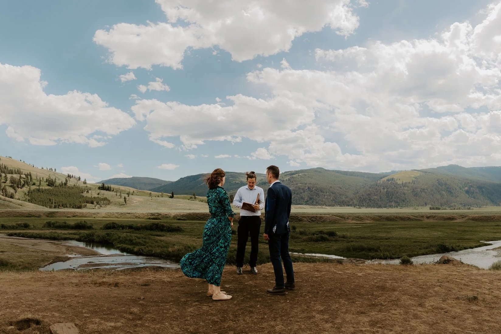Yellowstone National Park Elopement in Lamar Valley // Erin + Morgan