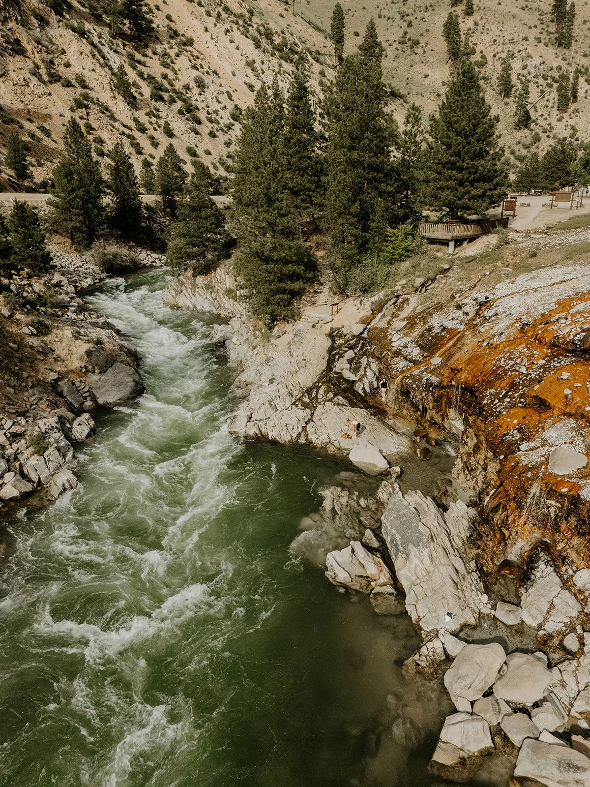 Strawberry Falls waterfall in the Strawberry Mountain Wilderness in eastern Oregon