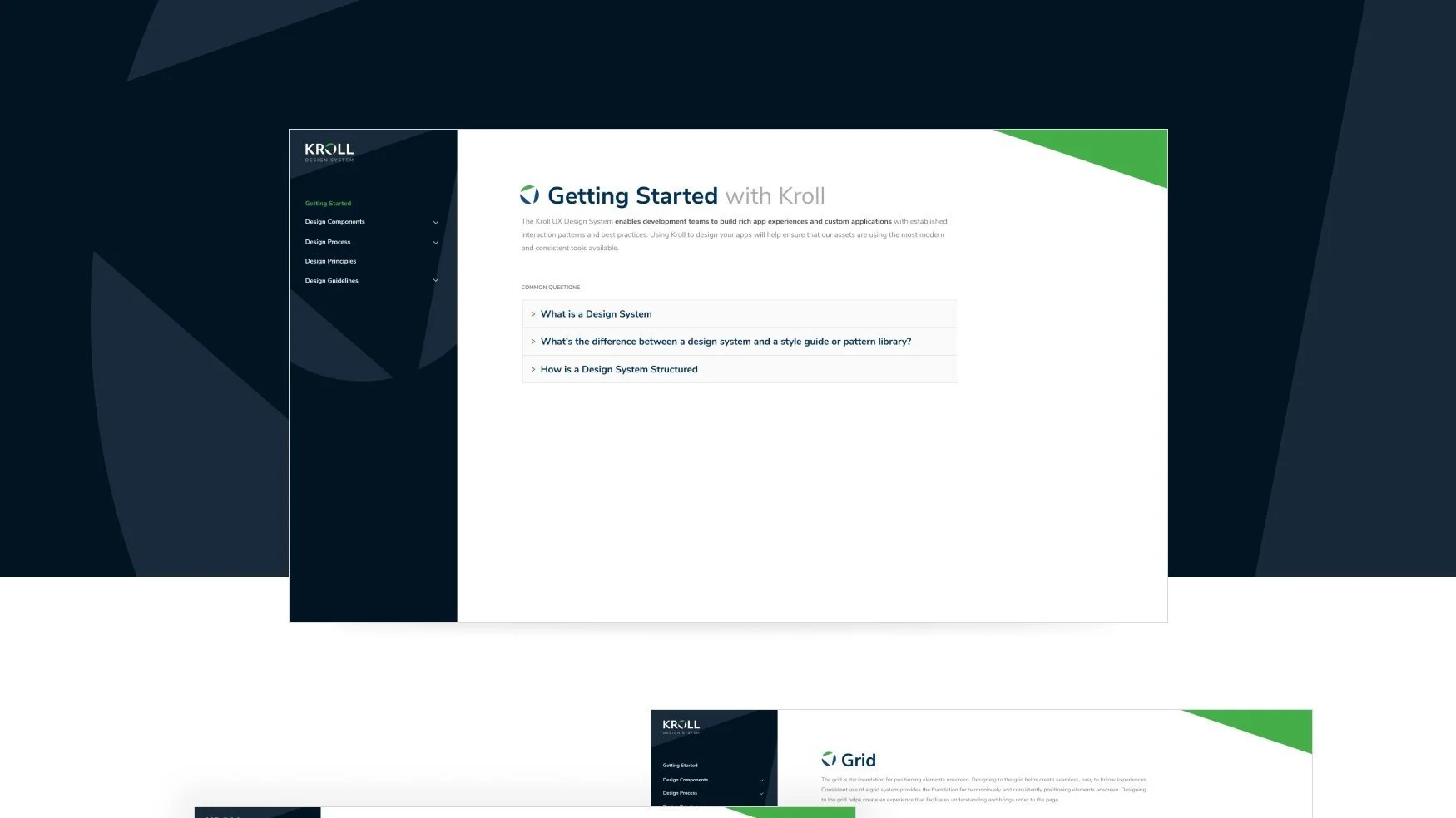 Kroll Design System Microsite
